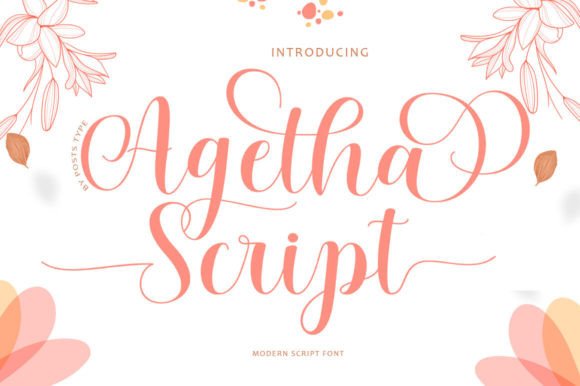 Agetha Script: A Guide to This Dazzling Script Font