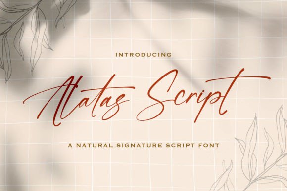 Alatas Script: A Flowing Handwritten Font for Creative Ideas