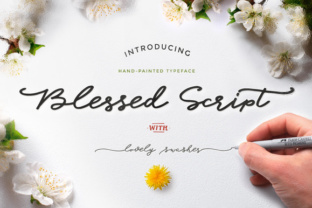 Blessed Script: The Modern Handwritten Font for Authentic Designs