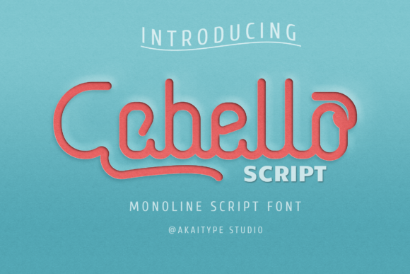 Cabello Script: A Vintage Font for Modern Branding