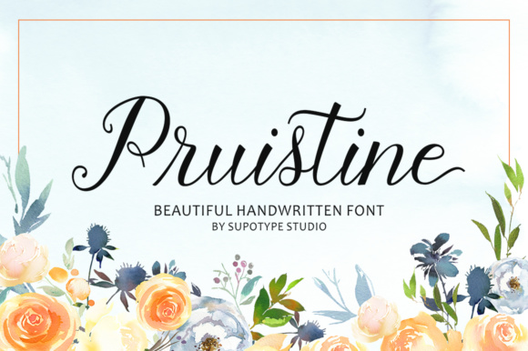 Designing with Pruistine Script: A Font Guide