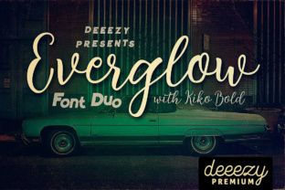 Everglow Script Font Duo: Cool, Funny & Modern Design