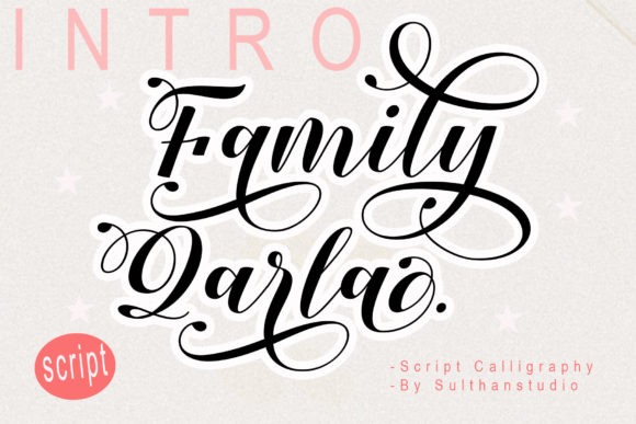 Family Qarla Script: Bringing Elegant Calligraphy to Modern Design