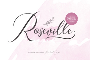 Give Your Designs a Luxury Feeling with Roseville Script