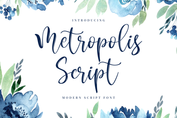 Metropolis Script: A Font That Brings Authentic Charm to Modern Designs