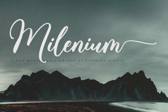 Milenium Script: A Modern Script Font for Impactful Designs