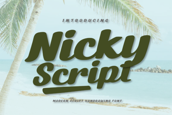 Nicky Script: A Handwritten Font with Timeless Charm