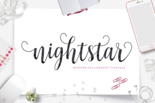 Nightstar Script: Crafting Modern Handmade Charm