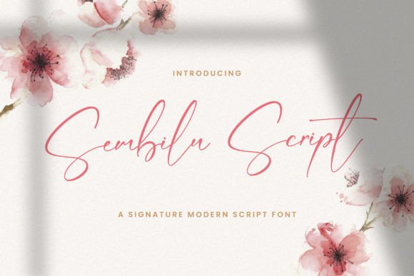 Sembilu Script: The Flowing Font for Authentic Design