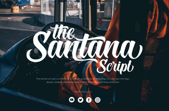 The Santana Script: A Modern Calligraphic Typeface